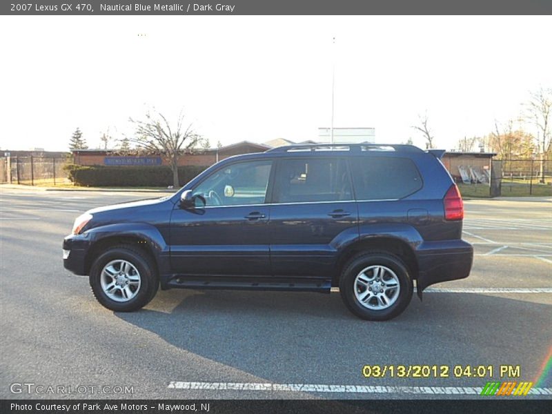 Nautical Blue Metallic / Dark Gray 2007 Lexus GX 470