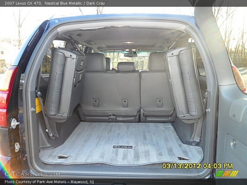Nautical Blue Metallic / Dark Gray 2007 Lexus GX 470