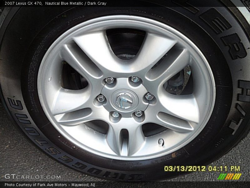 Nautical Blue Metallic / Dark Gray 2007 Lexus GX 470