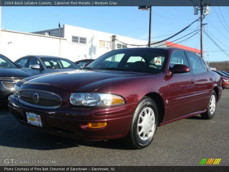 Cabernet Red Metallic / Medium Gray 2004 Buick LeSabre Custom