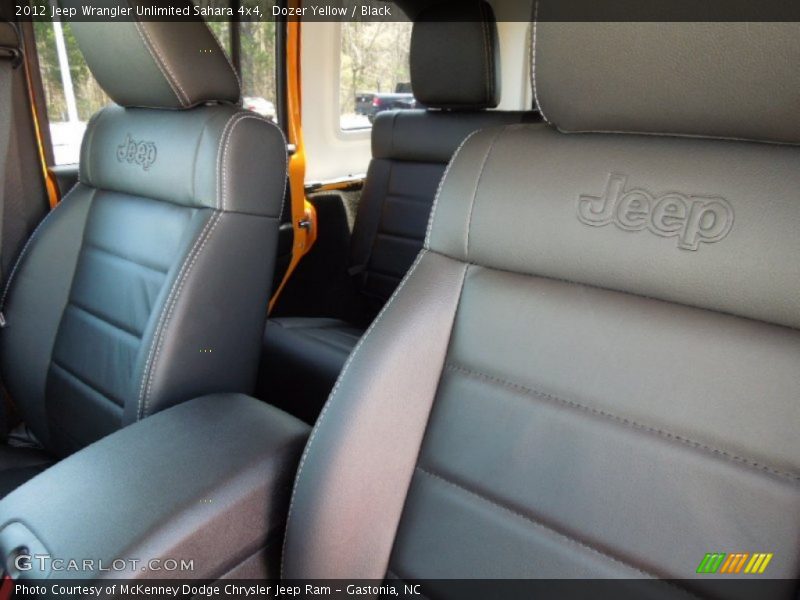 Dozer Yellow / Black 2012 Jeep Wrangler Unlimited Sahara 4x4