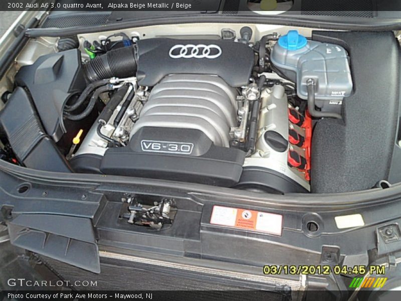 Alpaka Beige Metallic / Beige 2002 Audi A6 3.0 quattro Avant