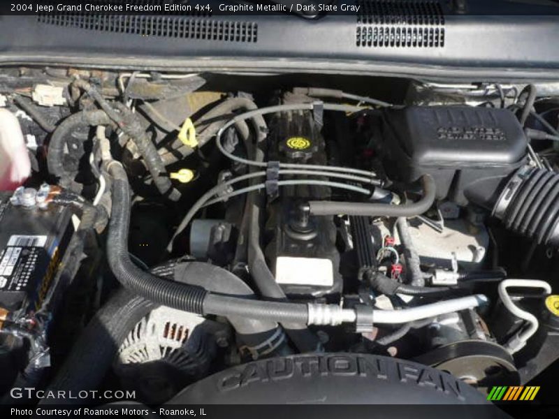 Graphite Metallic / Dark Slate Gray 2004 Jeep Grand Cherokee Freedom Edition 4x4