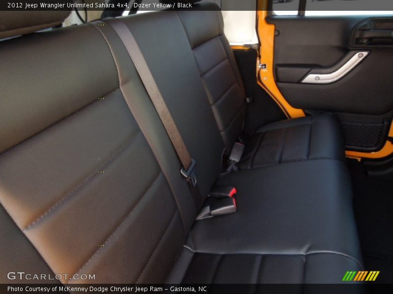 Dozer Yellow / Black 2012 Jeep Wrangler Unlimited Sahara 4x4