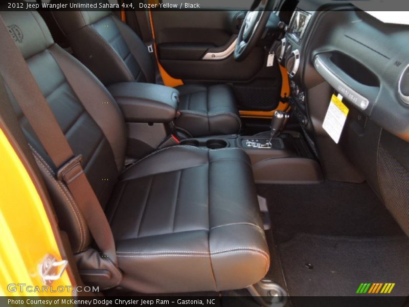 Dozer Yellow / Black 2012 Jeep Wrangler Unlimited Sahara 4x4