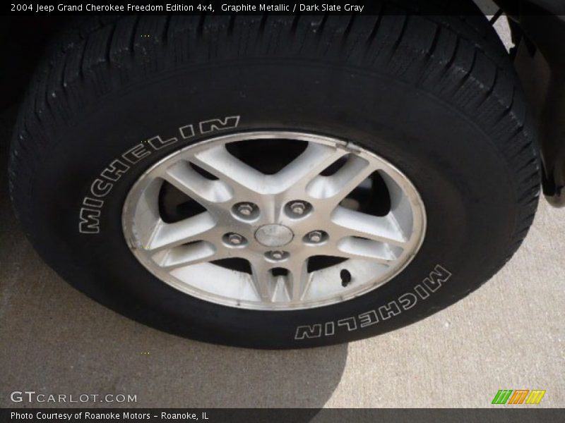 Graphite Metallic / Dark Slate Gray 2004 Jeep Grand Cherokee Freedom Edition 4x4