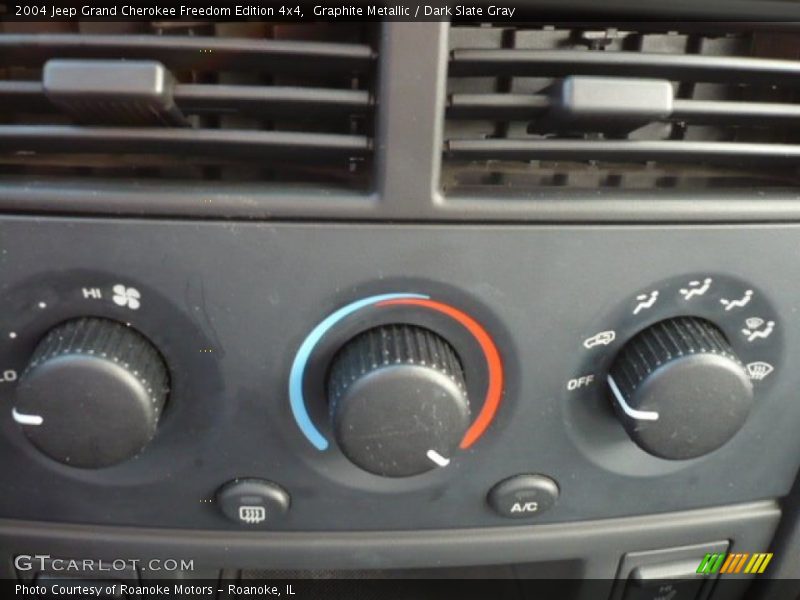 Graphite Metallic / Dark Slate Gray 2004 Jeep Grand Cherokee Freedom Edition 4x4