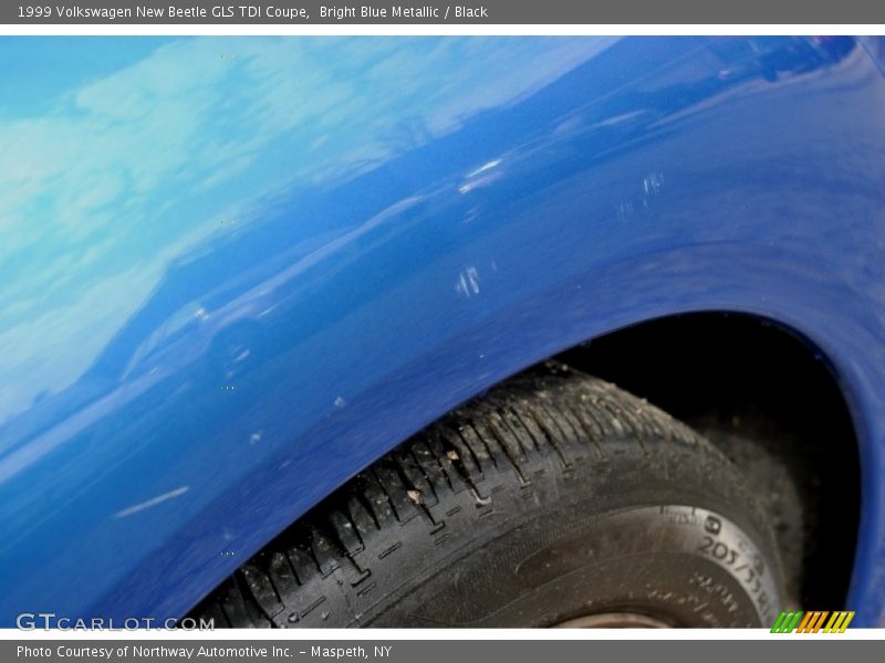 Bright Blue Metallic / Black 1999 Volkswagen New Beetle GLS TDI Coupe