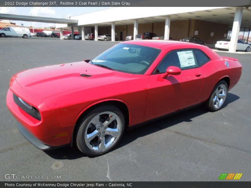Redline 3 Coat Pearl / Dark Slate Gray 2012 Dodge Challenger SXT
