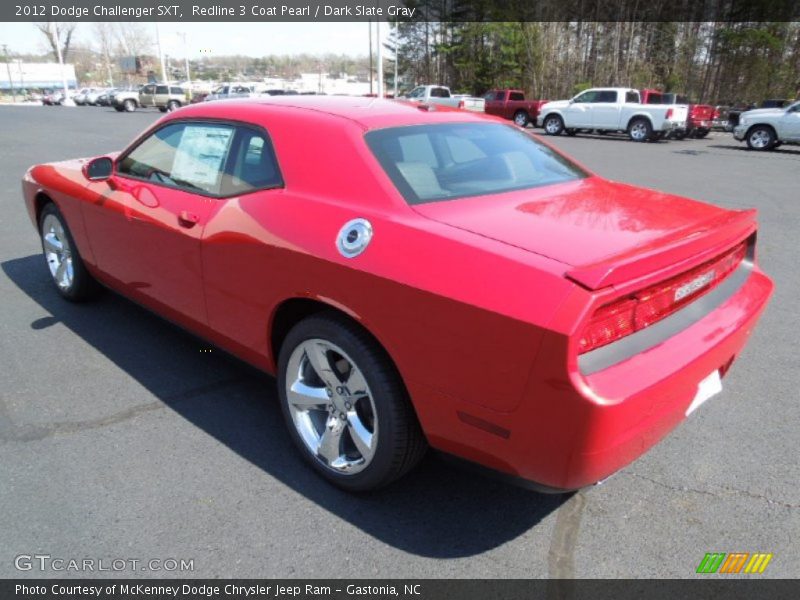 Redline 3 Coat Pearl / Dark Slate Gray 2012 Dodge Challenger SXT