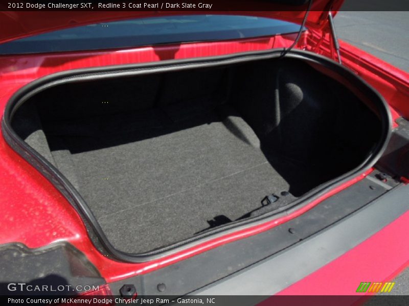  2012 Challenger SXT Trunk