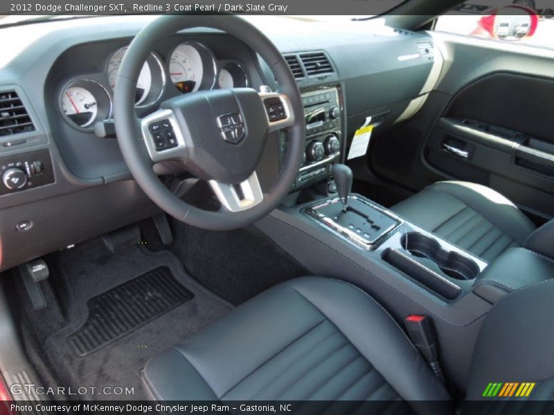 Dark Slate Gray Interior - 2012 Challenger SXT 