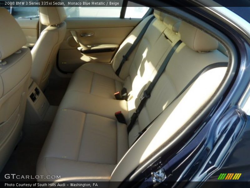 Monaco Blue Metallic / Beige 2008 BMW 3 Series 335xi Sedan