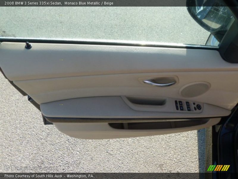 Monaco Blue Metallic / Beige 2008 BMW 3 Series 335xi Sedan