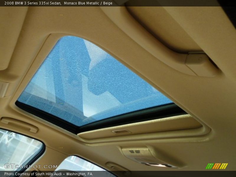Monaco Blue Metallic / Beige 2008 BMW 3 Series 335xi Sedan