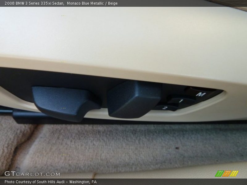 Monaco Blue Metallic / Beige 2008 BMW 3 Series 335xi Sedan