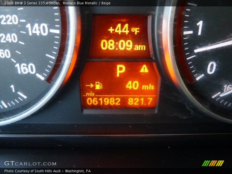 Monaco Blue Metallic / Beige 2008 BMW 3 Series 335xi Sedan