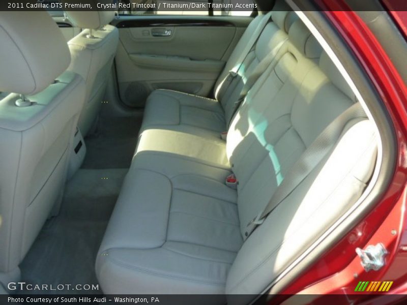 Crystal Red Tintcoat / Titanium/Dark Titanium Accents 2011 Cadillac DTS Premium