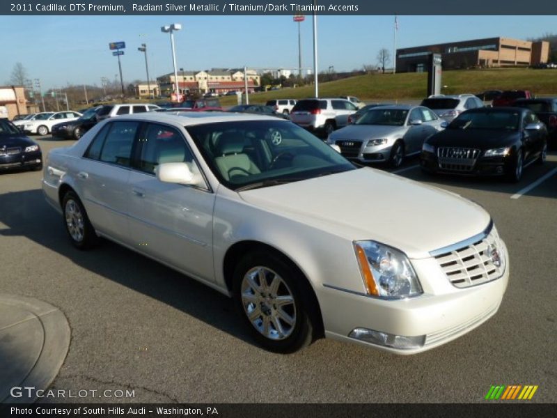 Radiant Silver Metallic / Titanium/Dark Titanium Accents 2011 Cadillac DTS Premium