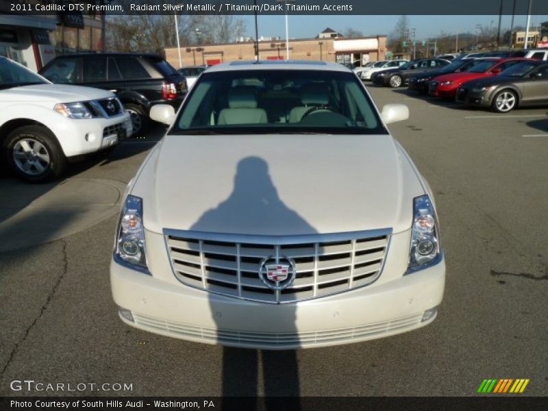 Radiant Silver Metallic / Titanium/Dark Titanium Accents 2011 Cadillac DTS Premium