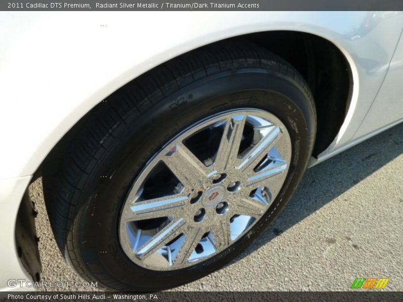 Radiant Silver Metallic / Titanium/Dark Titanium Accents 2011 Cadillac DTS Premium