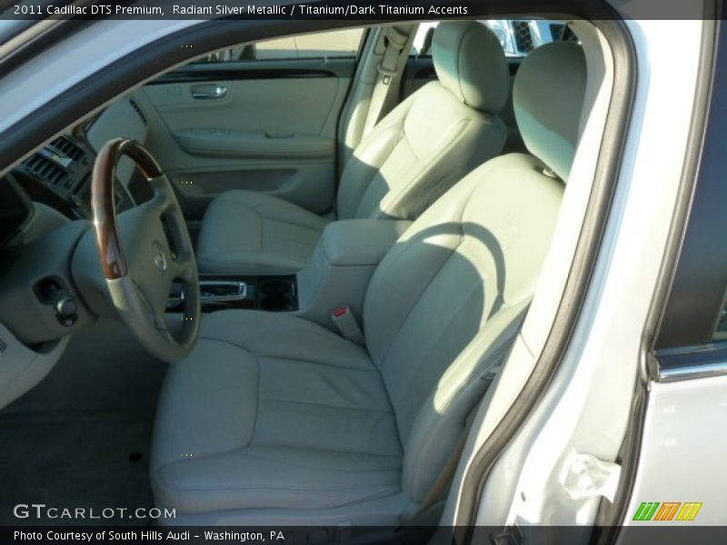 Radiant Silver Metallic / Titanium/Dark Titanium Accents 2011 Cadillac DTS Premium