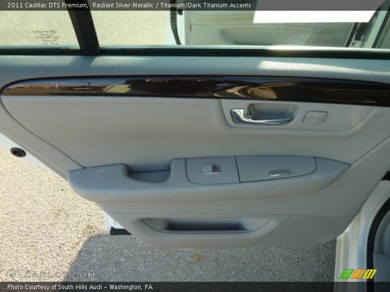 Radiant Silver Metallic / Titanium/Dark Titanium Accents 2011 Cadillac DTS Premium