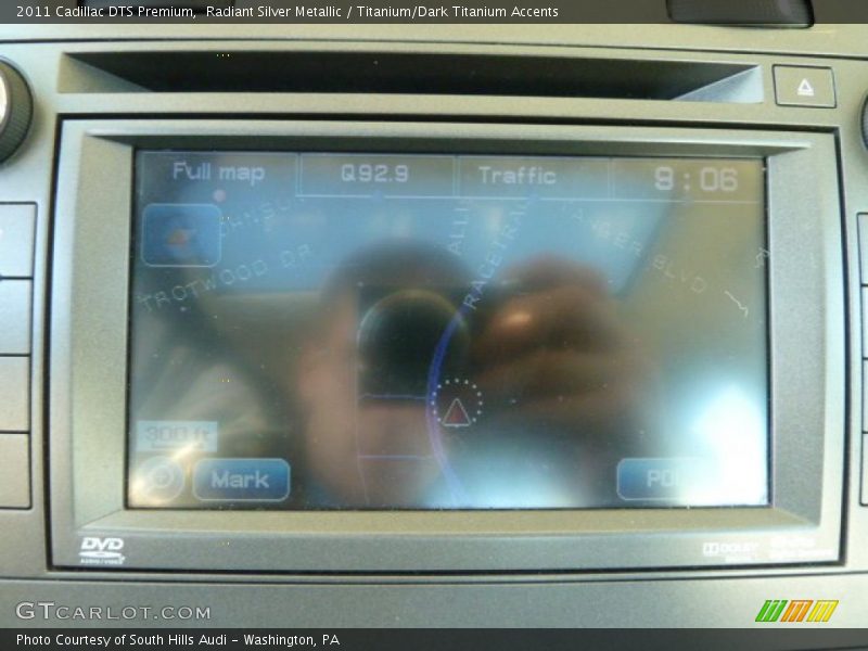Radiant Silver Metallic / Titanium/Dark Titanium Accents 2011 Cadillac DTS Premium