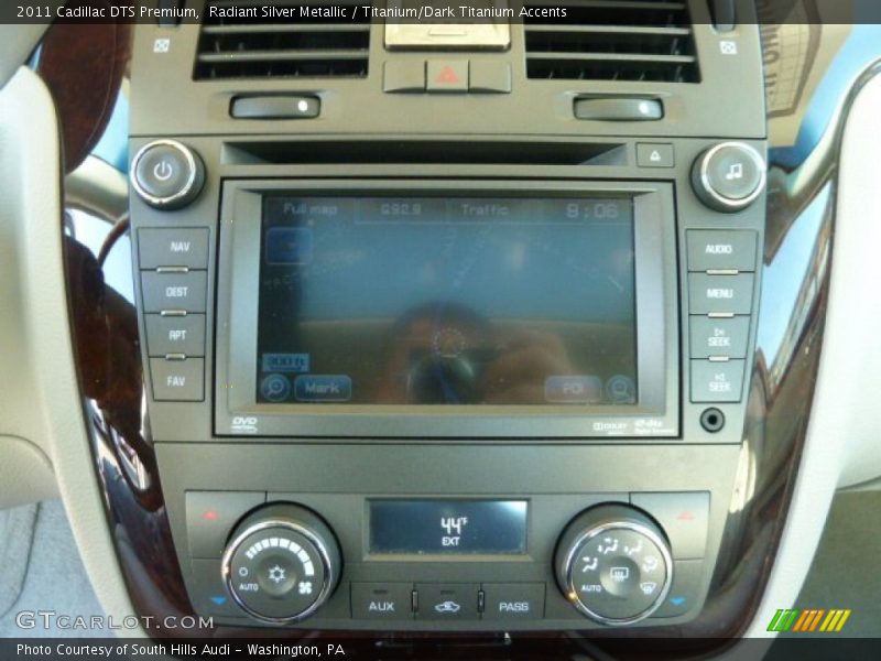 Radiant Silver Metallic / Titanium/Dark Titanium Accents 2011 Cadillac DTS Premium