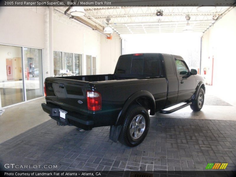 Black / Medium Dark Flint 2005 Ford Ranger Sport SuperCab