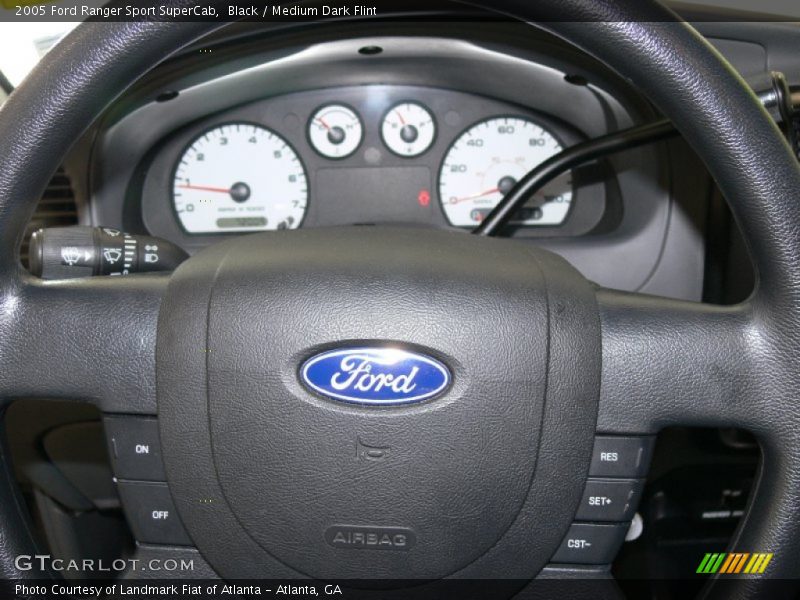 Black / Medium Dark Flint 2005 Ford Ranger Sport SuperCab