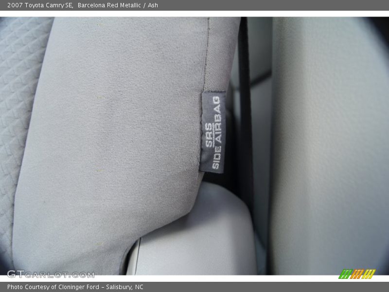 Barcelona Red Metallic / Ash 2007 Toyota Camry SE