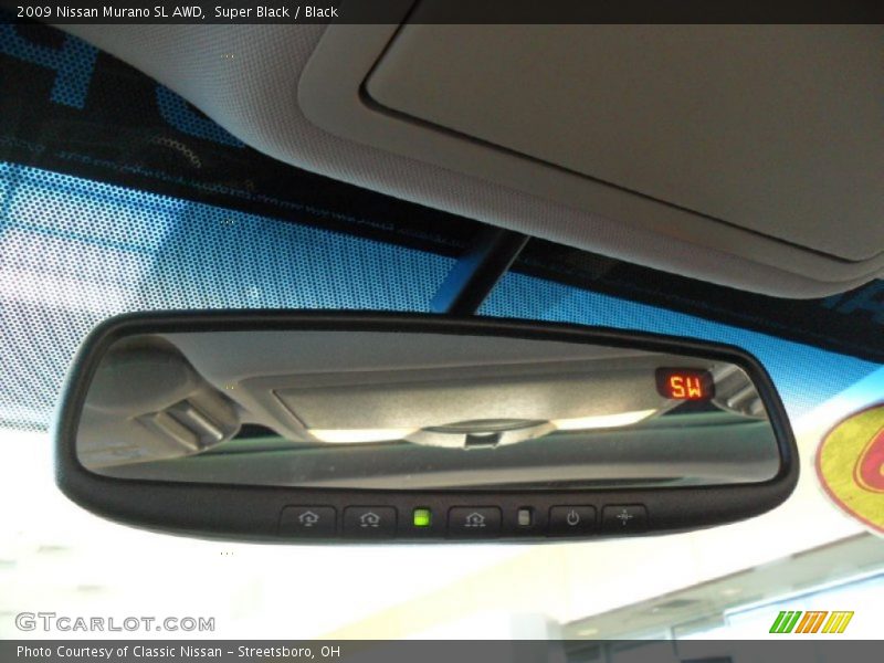 Super Black / Black 2009 Nissan Murano SL AWD