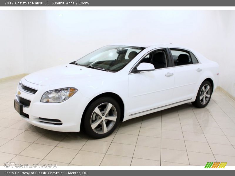 Summit White / Ebony 2012 Chevrolet Malibu LT