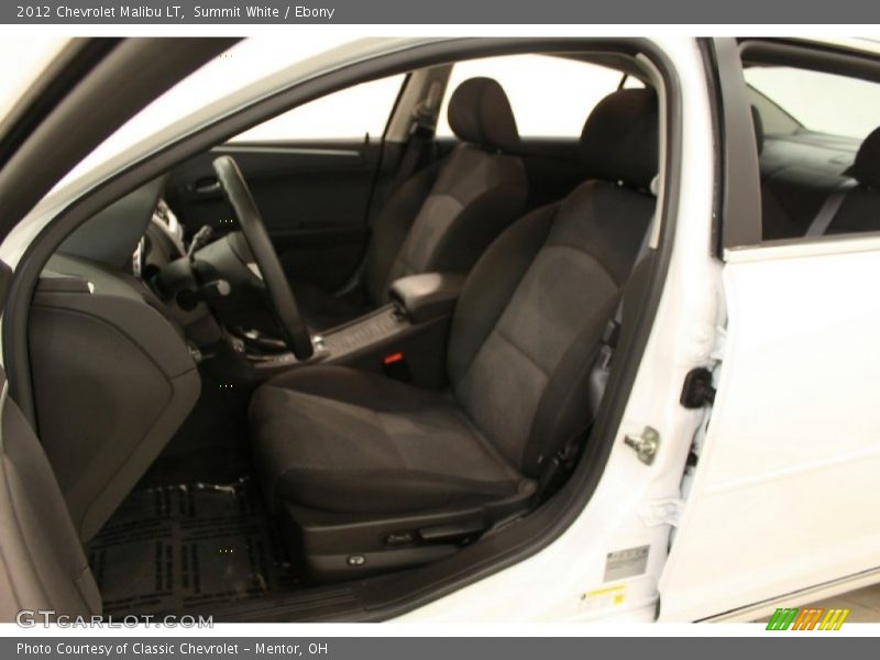 Summit White / Ebony 2012 Chevrolet Malibu LT