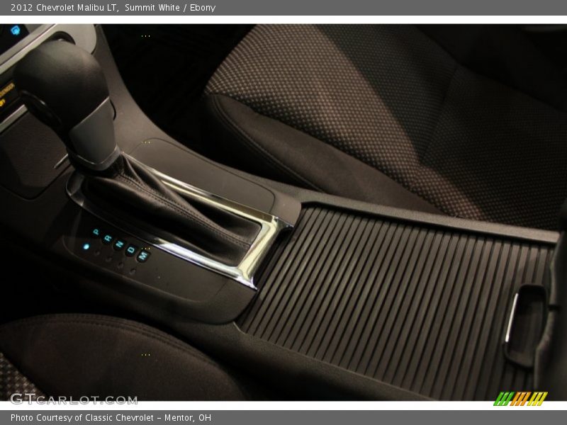 Summit White / Ebony 2012 Chevrolet Malibu LT