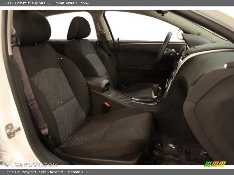 Summit White / Ebony 2012 Chevrolet Malibu LT