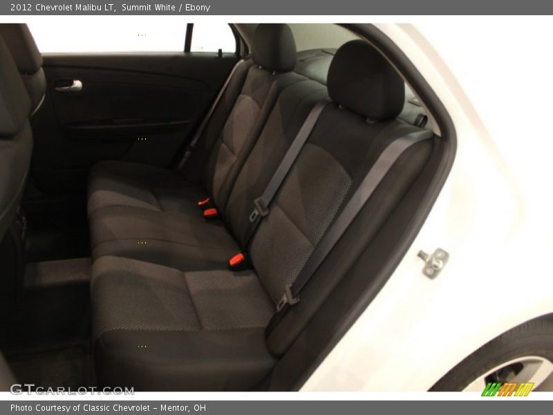 Summit White / Ebony 2012 Chevrolet Malibu LT