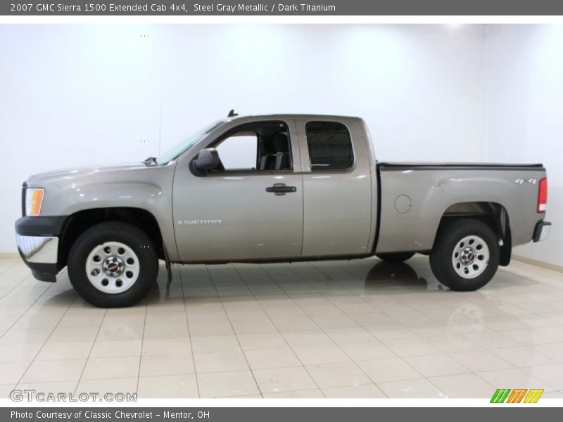  2007 Sierra 1500 Extended Cab 4x4 Steel Gray Metallic