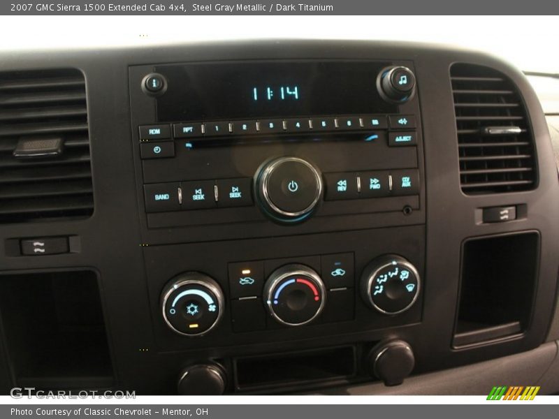 Steel Gray Metallic / Dark Titanium 2007 GMC Sierra 1500 Extended Cab 4x4