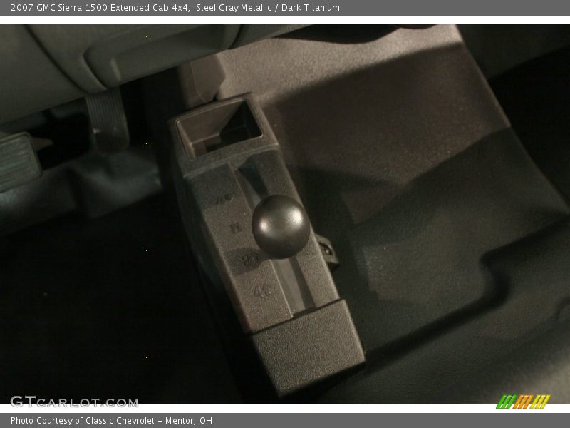 Steel Gray Metallic / Dark Titanium 2007 GMC Sierra 1500 Extended Cab 4x4