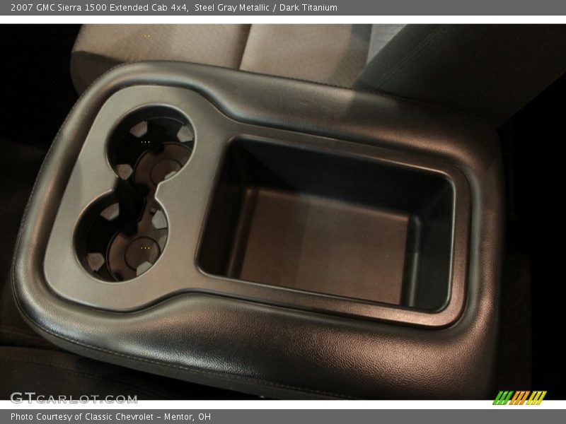 Steel Gray Metallic / Dark Titanium 2007 GMC Sierra 1500 Extended Cab 4x4