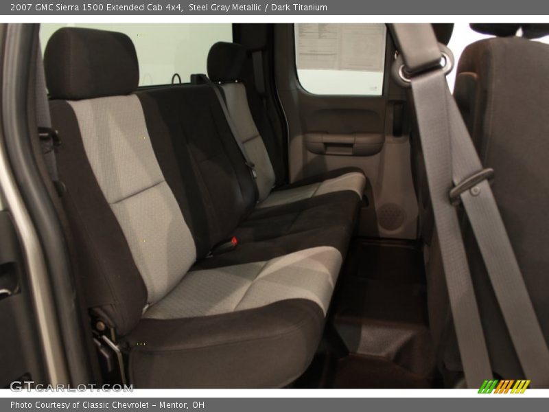 Steel Gray Metallic / Dark Titanium 2007 GMC Sierra 1500 Extended Cab 4x4
