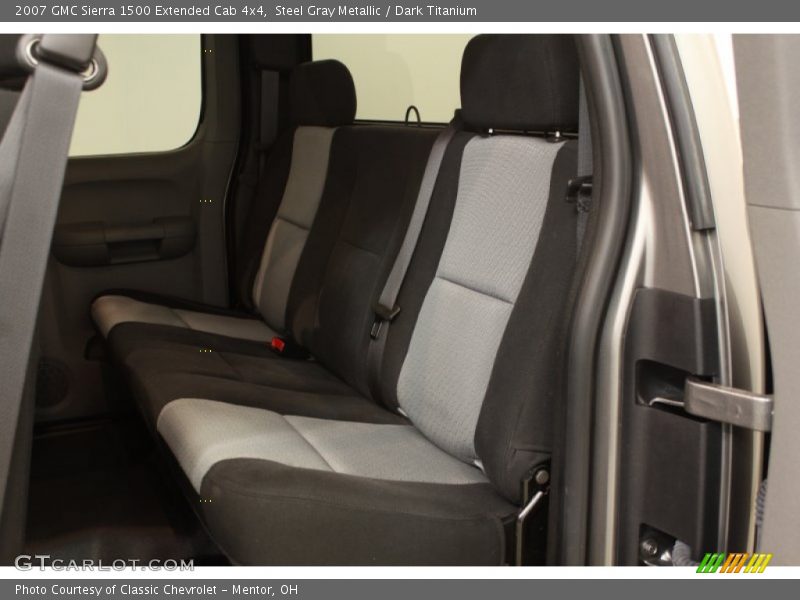 Steel Gray Metallic / Dark Titanium 2007 GMC Sierra 1500 Extended Cab 4x4