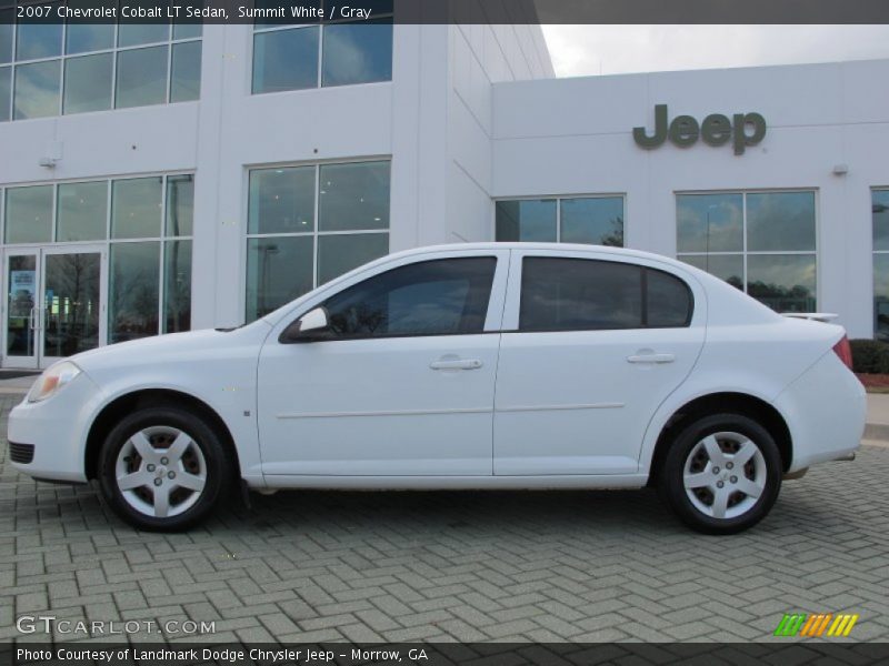 Summit White / Gray 2007 Chevrolet Cobalt LT Sedan