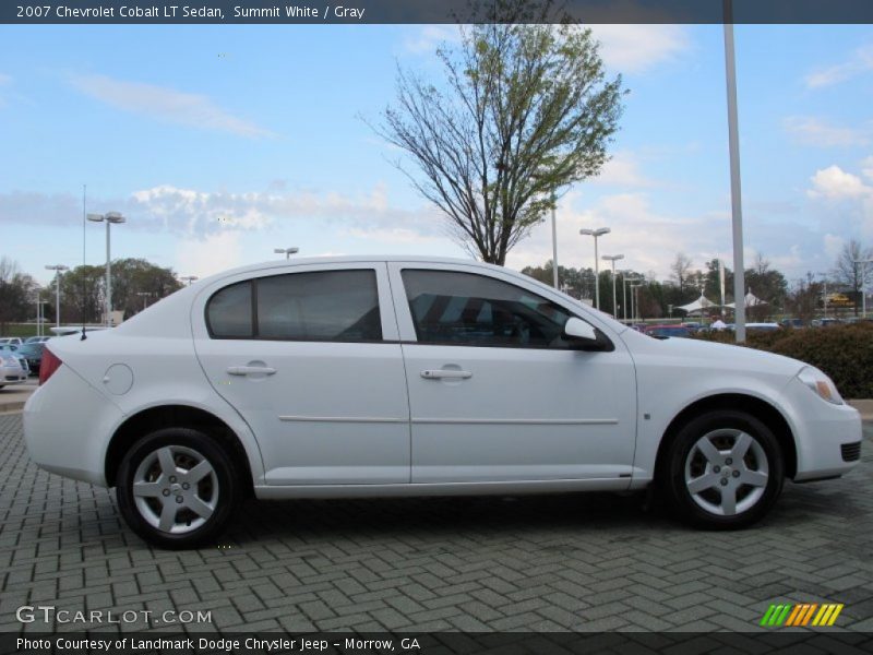 Summit White / Gray 2007 Chevrolet Cobalt LT Sedan
