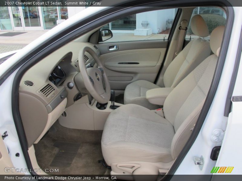 Summit White / Gray 2007 Chevrolet Cobalt LT Sedan