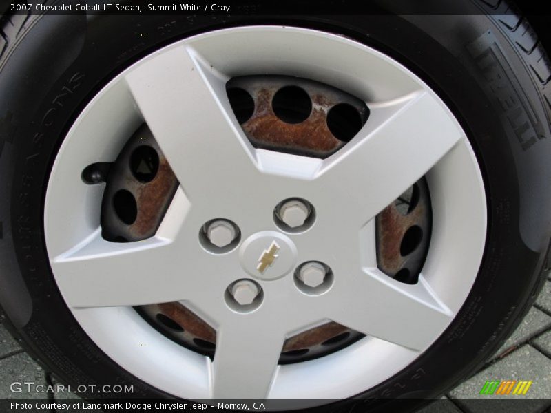 Summit White / Gray 2007 Chevrolet Cobalt LT Sedan