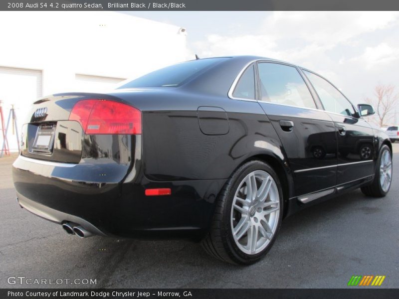 Brilliant Black / Black/Black 2008 Audi S4 4.2 quattro Sedan