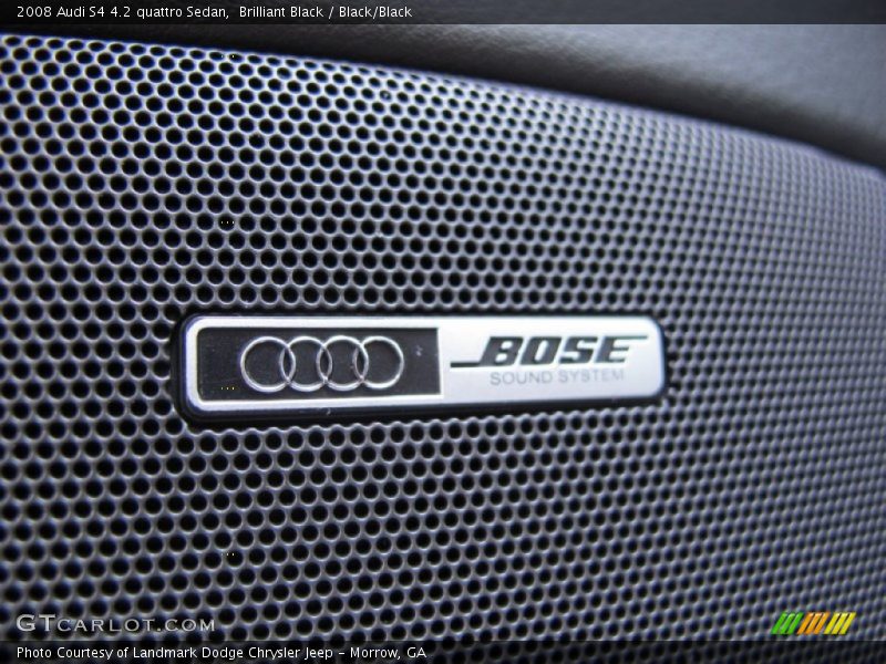 Brilliant Black / Black/Black 2008 Audi S4 4.2 quattro Sedan